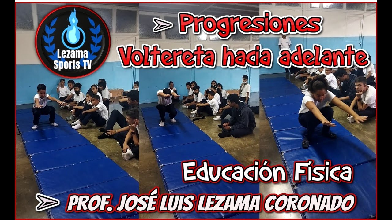 Tipos de volteretas en educación física