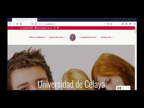 Universidad de Celaya: portal para alumnos