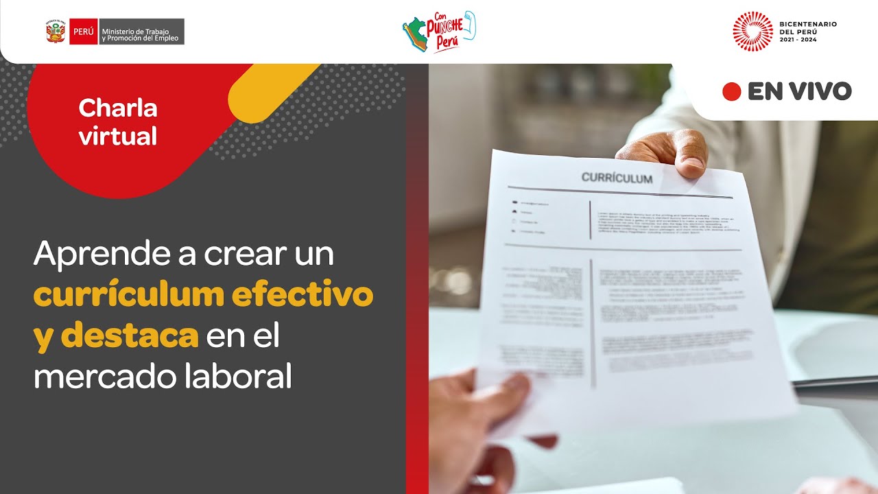 ¿Cómo redactar un currículum efectivo?